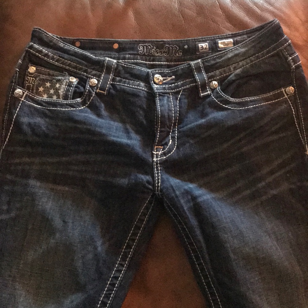 Miss Me USA Signature Boot Cut Jeans